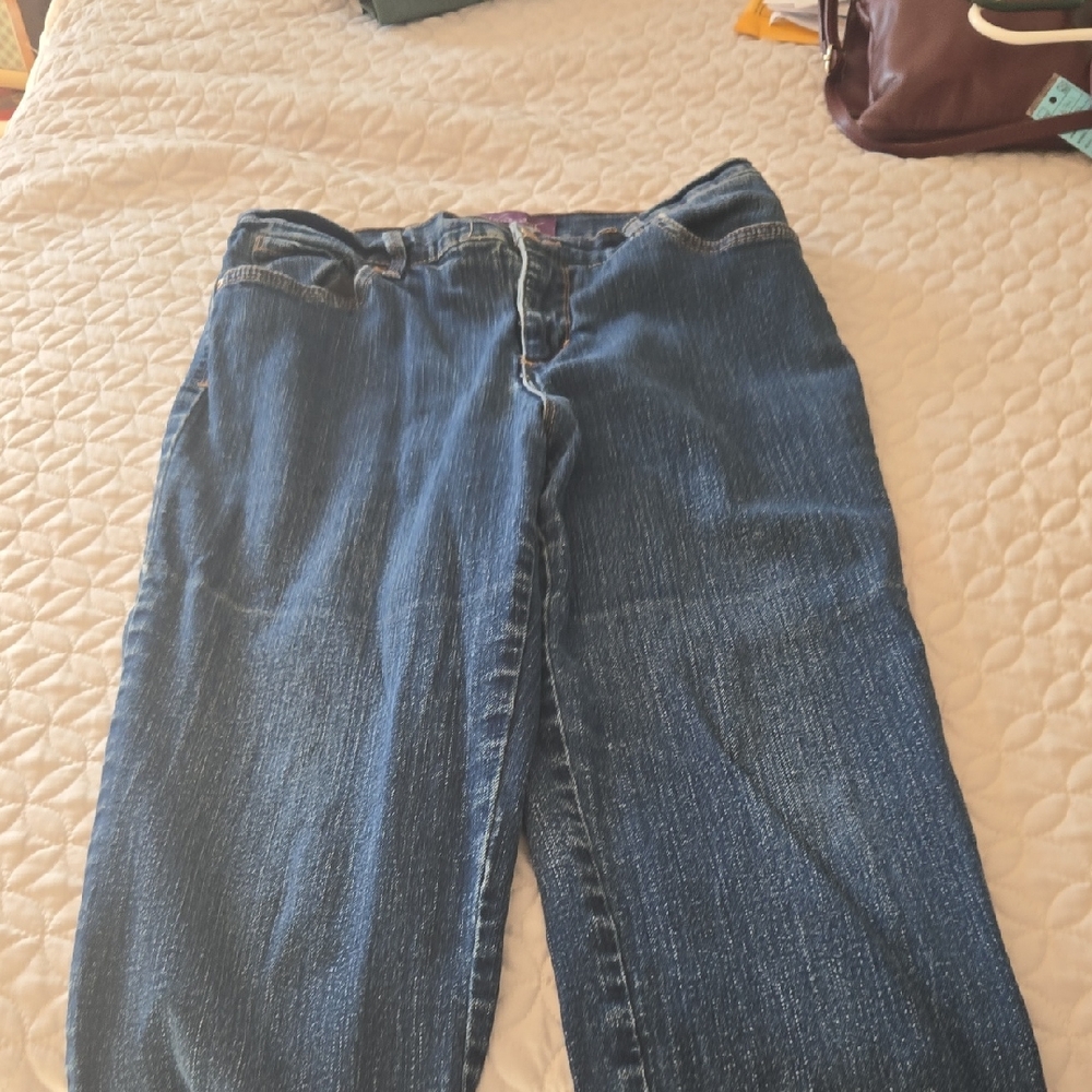 Classic Women's Dark Blue Denim Jeans